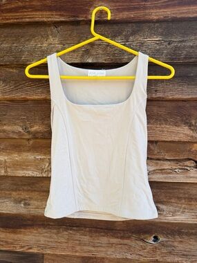 Olive & oak soft crop tank